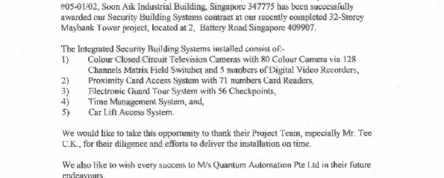 Maybank Tower Battery Rd