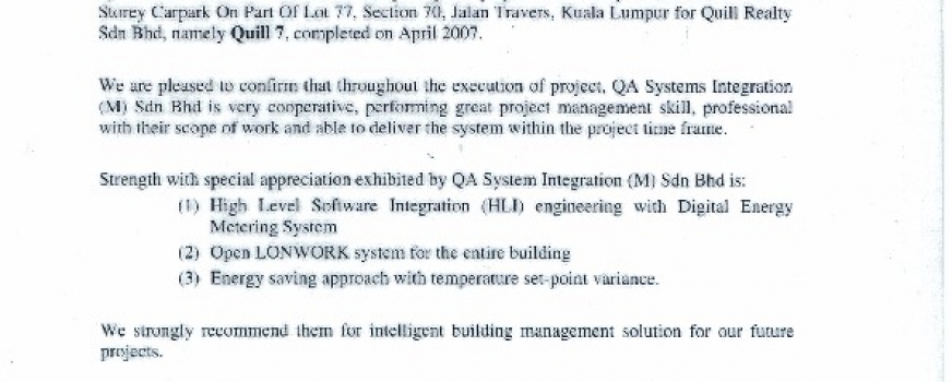 Accored Construction KL Quill 7 Bldg